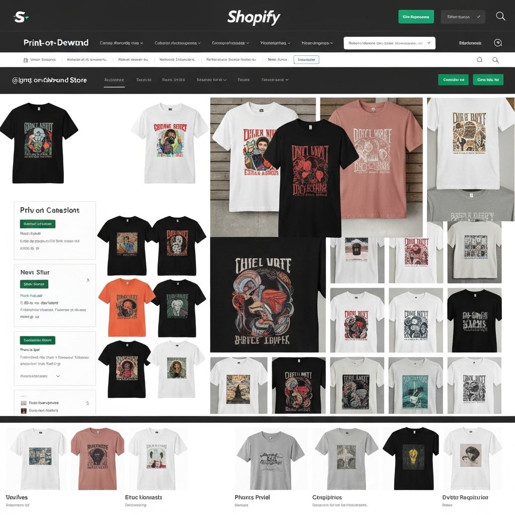 Shopify POD 商品店